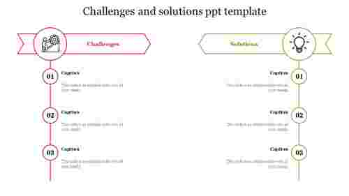 challenges and solutions ppt template